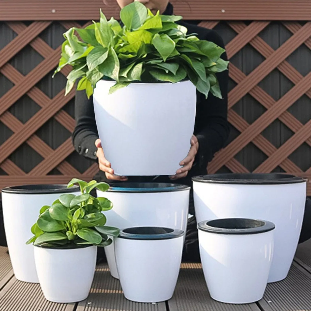 Lazy Flower Pot Self-Watering  - огляд і ціна Aloe Vera Pot