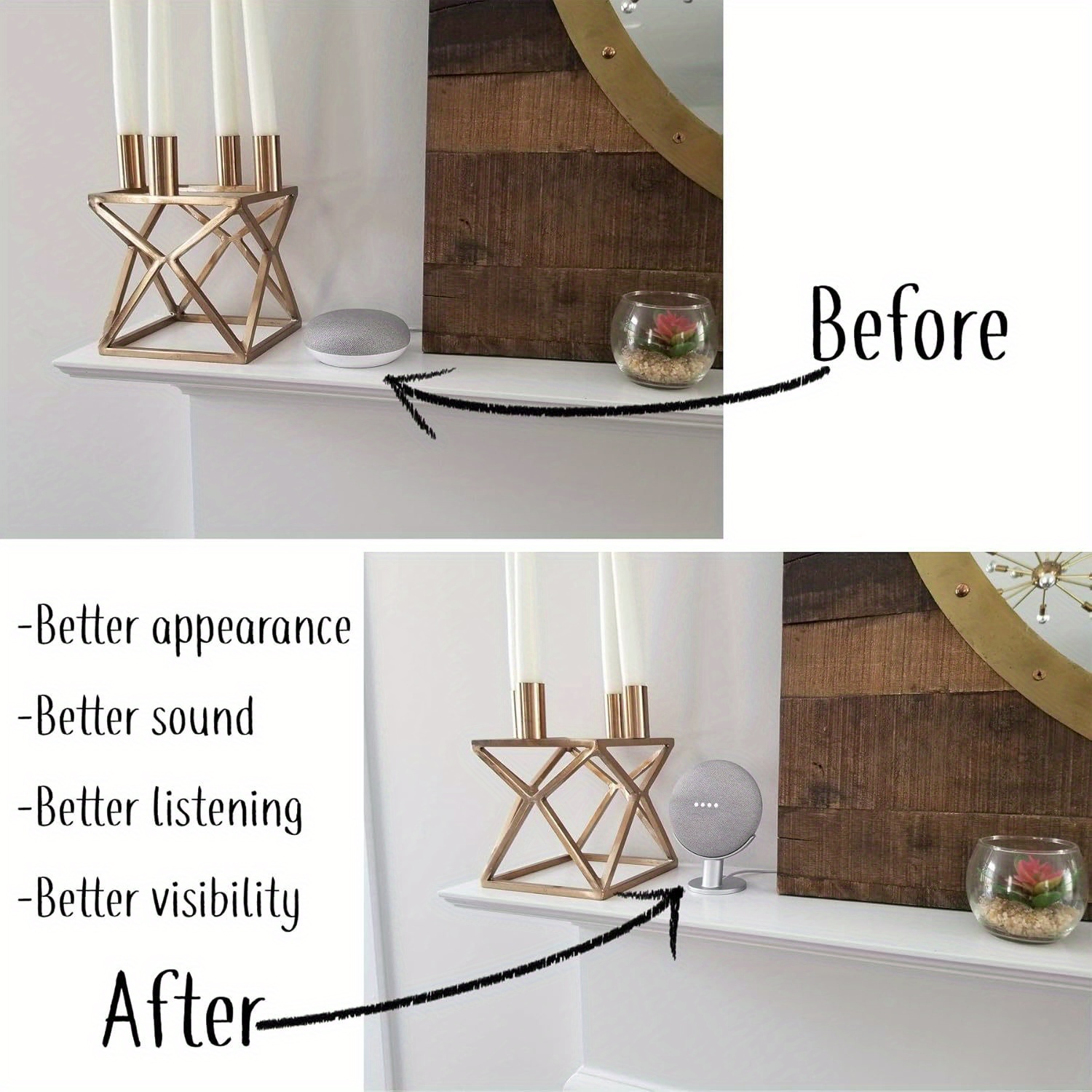 Smart Speaker Display Stand Ho - огляд і ціна Google Speaker Nest Audio