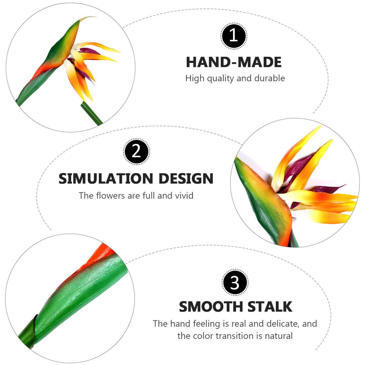 Faux Bird of Paradise Artifici - огляд і ціна Bird Paradise Strelitzia